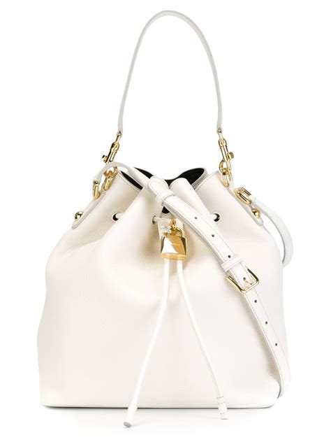 dolce and gabbana bucket shoulder bag